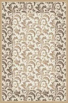 Ковры тканные Делюкс Валенсия 80*150 d327 STAN CREAM-BROWN