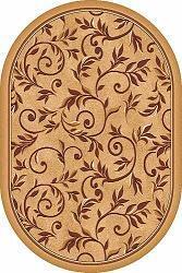 Ковры тканные Лагуна 60*110 d230 OVAL беж