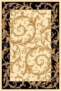 Ковры тканные Олимпус 60*110 d156 STAN CREAM-BLACK