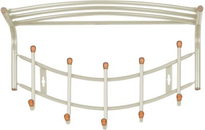 Вешалка настенная металл Ника-Премиум с полкой на 5 крючков 52,5*30*23,5см ВНП4Д/Б бежевый 1/5