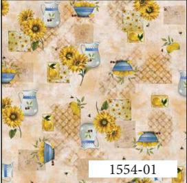 Клеенка столовая на нетканой основе FLORISTA COLLECTION 1,40*20 м в рулоне 01554.01