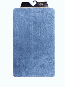Коврик для ванной комнаты из микрофибры "ELEGANT" серо-голубой 100*150см 1/10
