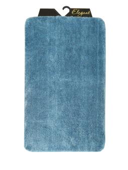 Коврик для ванной комнаты из микрофибры "ELEGANT" океанская синь 80*120см 1/10