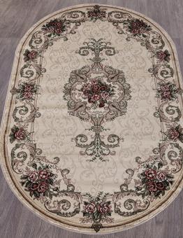 Ковер тканный COLIZEY 100*200 D467 OVAL CREAM