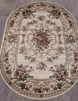 Ковер тканный COLIZEY  60*110 D057 OVAL CREAM