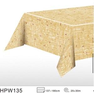 Клеенка столовая из ПВХ с напечатанным рисунком на тканой основе "GRACE" 1,37*20 м HPW135